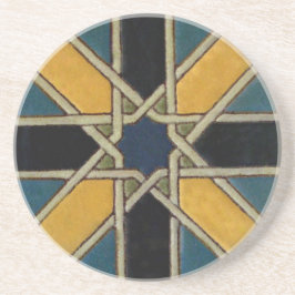 Posavasos De Arenisca Azulejo Antiguo