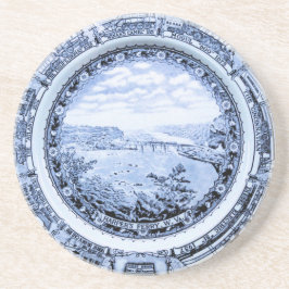 Posavasos De Arenisca B&O Railroad China Plates