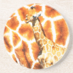 Posavasos De Arenisca Baby Giraffe