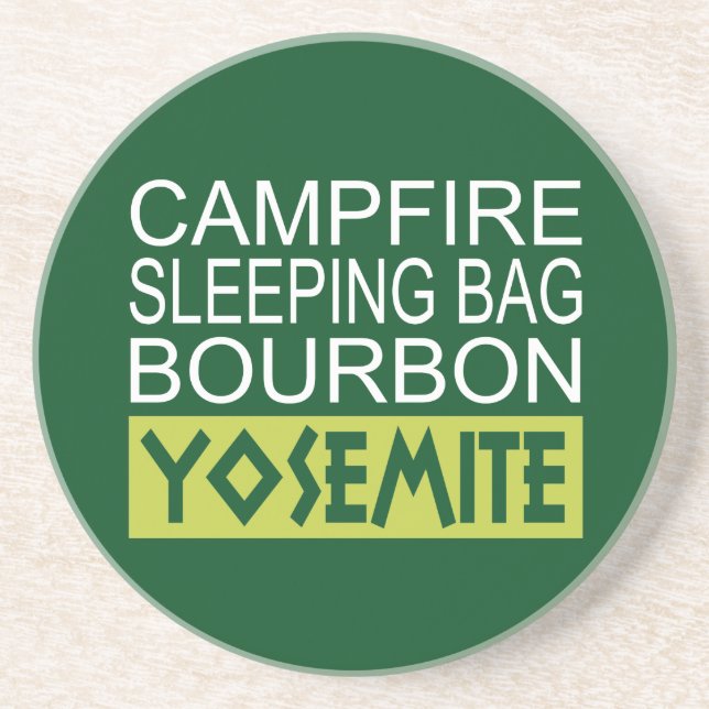 Posavasos De Arenisca Bag Bourbon Yosemite (Frente)