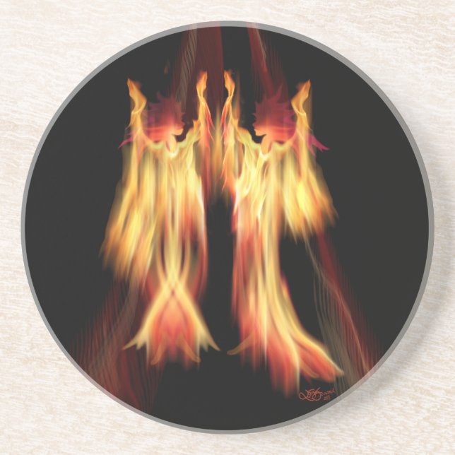 Posavasos De Arenisca Bailarinas (Frente)