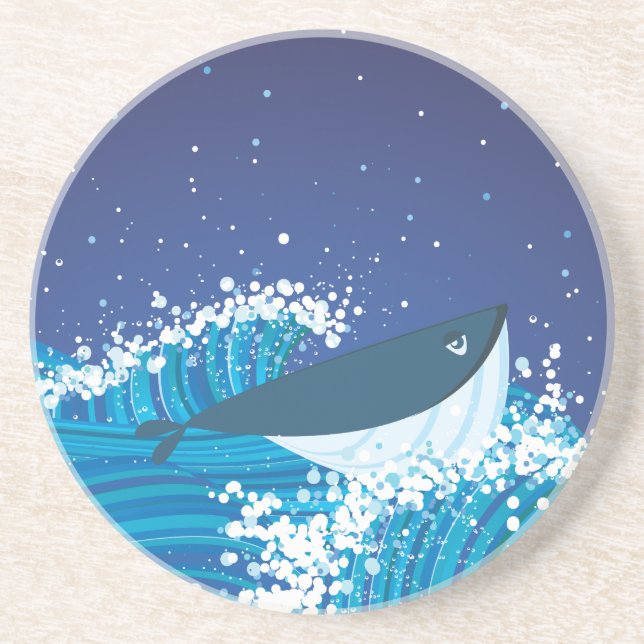 Posavasos De Arenisca Ballena (Frente)