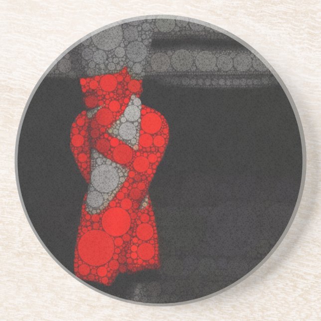 Posavasos De Arenisca Ballerina Shoes Cute Ballet (Frente)