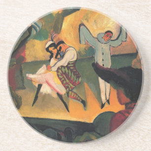 Posavasos De Arenisca Ballet ruso, Rusia, Rusos, por August Macke