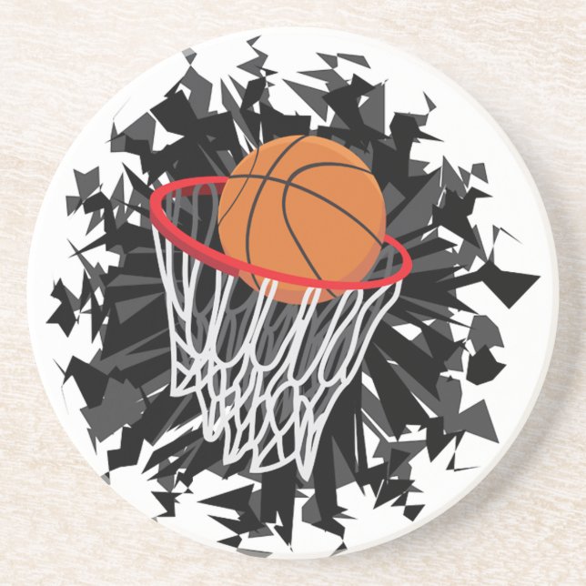Posavasos De Arenisca Baloncesto (Frente)