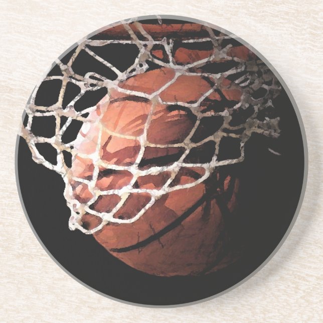 Posavasos De Arenisca Baloncesto (Frente)