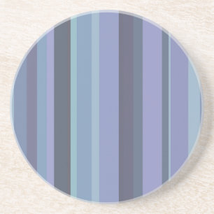 Posavasos De Arenisca Bandas horizontales de color azul-gris