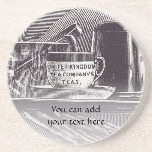 Posavasos De Arenisca Bandeja de té de época