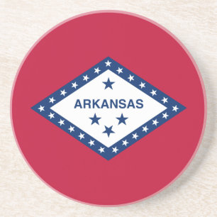 Posavasos De Arenisca Bandera de Arkansas