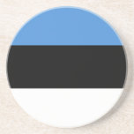 Posavasos De Arenisca Bandera de Estonia<br><div class="desc">Bandera de Estonia</div>