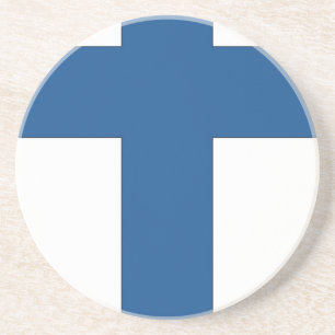 Posavasos De Arenisca Bandera de Finlandia