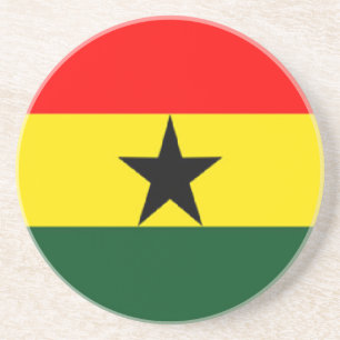 Posavasos De Arenisca Bandera de Ghana