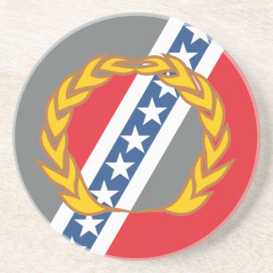 Posavasos De Arenisca Bandera de la ciudad de Montgomery