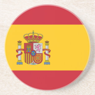 Posavasos De Arenisca Bandera de la montaña rusa de España