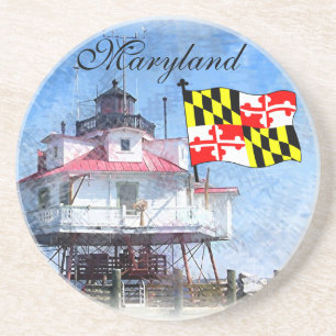 Posavasos De Arenisca Bandera de Maryland