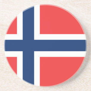 Posavasos De Arenisca Bandera de Noruega