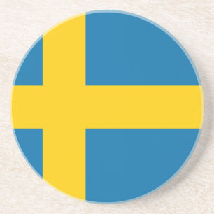 Posavasos De Arenisca Bandera de Suecia