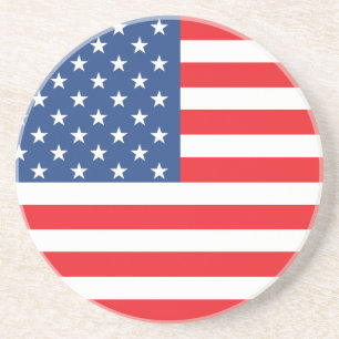 Posavasos De Arenisca Bandera estadounidense