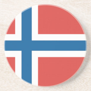 Posavasos De Arenisca Bandera noruega