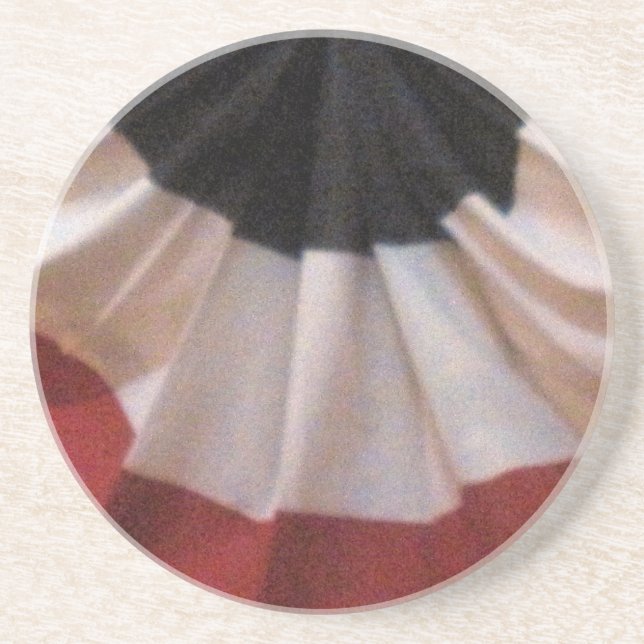 Posavasos De Arenisca Banner patriótico (Frente)
