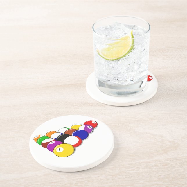 Posavasos De Arenisca Banquetas de billar para rack Em Sports Leisure Bi (Lado)