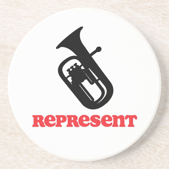 Posavasos De Arenisca Baritone Represente (Frente)