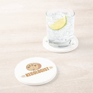 Posavasos De Arenisca Barril de cerveza divertido