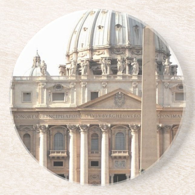 Posavasos De Arenisca Basílica de San Pietro (Frente)