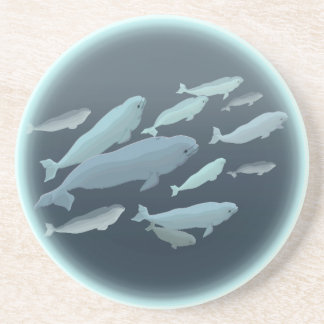 Posavasos De Arenisca Baterías de ballena de Beluga