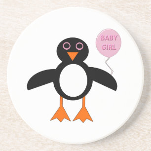Posavasos De Arenisca Bebé Rosa Cutto Bebé Astras Pingüinas