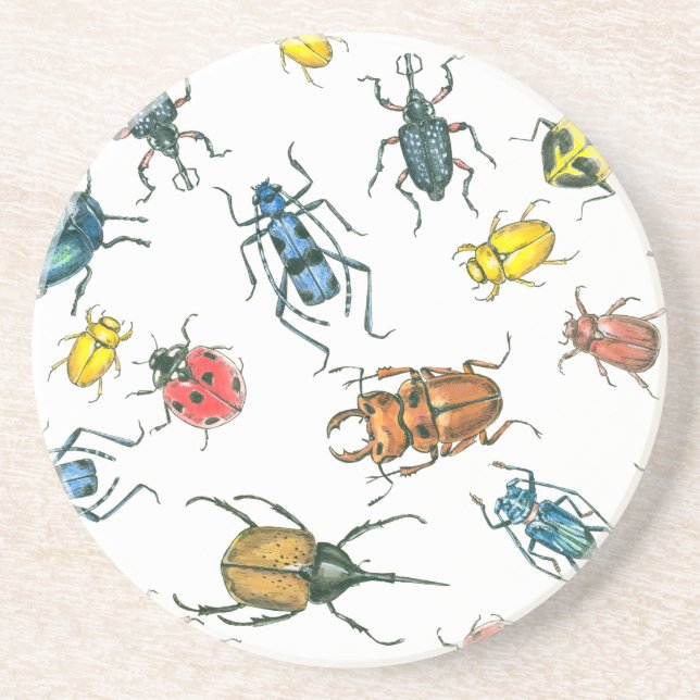 Posavasos De Arenisca Beetles (Frente)