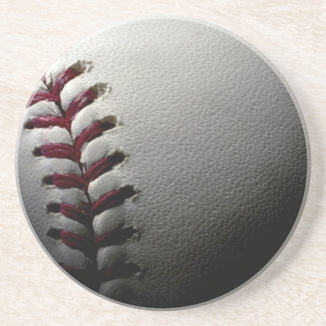 Posavasos De Arenisca Béisbol de primer orden (Frente)