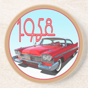 Posavasos De Arenisca Belvedere Sport Coupe de 1958