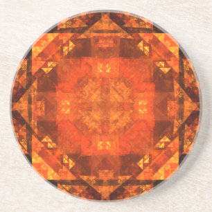 Posavasos De Arenisca Bendiciones por la escoria artística de piedra are