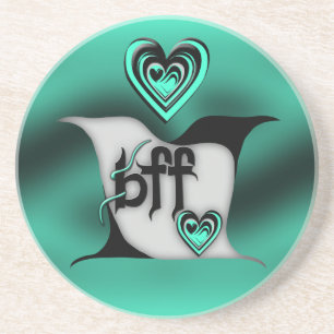 Posavasos De Arenisca bff ~ lovebirds