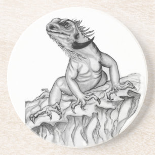 Posavasos De Arenisca Bierdeckel Drache