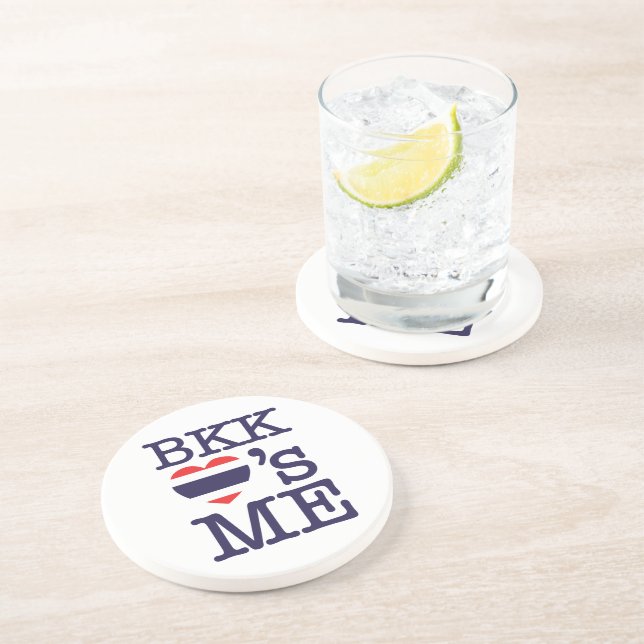 POSAVASOS DE ARENISCA BKK LOVE ES YO (Lado)