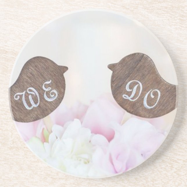 Posavasos De Arenisca boda_06 (Frente)