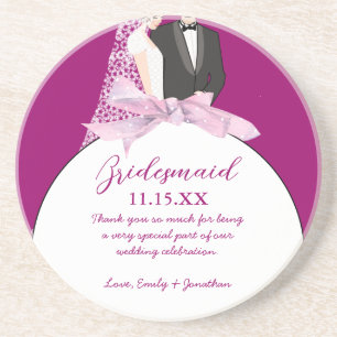 Posavasos De Arenisca Boda de la dama de honor