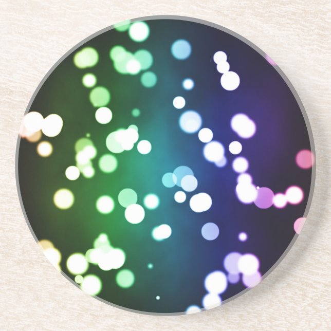 Posavasos De Arenisca Bokeh Coaster (Frente)