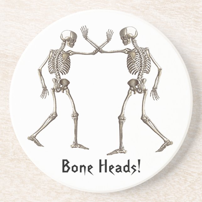 Posavasos De Arenisca Boneheads Halloween (Frente)
