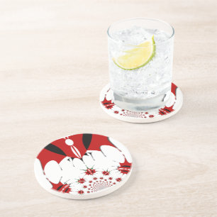 Posavasos De Arenisca Bonita bandera de Kenia.