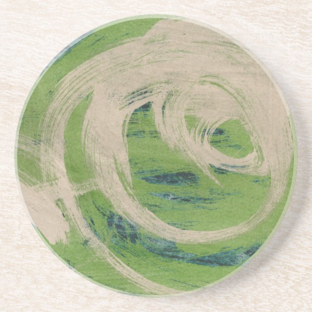 Posavasos De Arenisca Borde del agua (Frente)