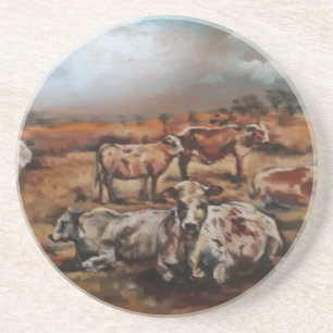 Posavasos De Arenisca Bovino