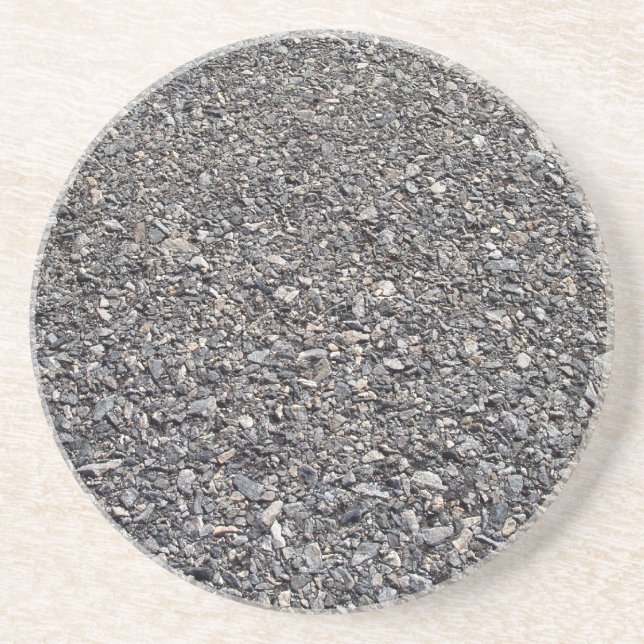 Posavasos De Arenisca Brick, Rock, Stone Series—Bolsa de textura negra (Frente)