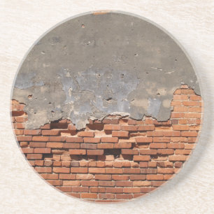 Posavasos De Arenisca Brick, Rock, Stone Series - Vieja escayola de ladr