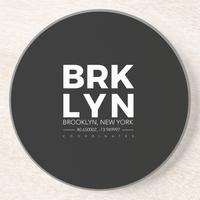 Posavasos De Arenisca Brooklyn (Frente)