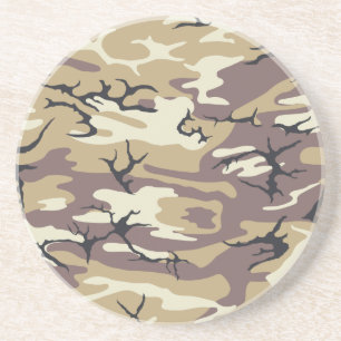 Posavasos De Arenisca Brown Camo