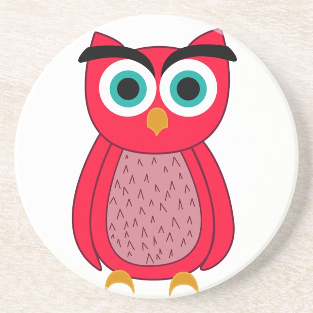 Posavasos De Arenisca búho (Frente)