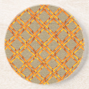 POSAVASOS DE ARENISCA BURLAP-AND-BAMBOO